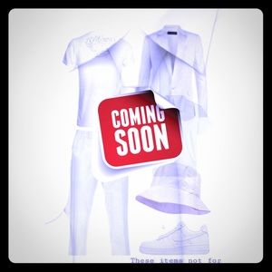Coming soon! Large selection of men’s clothing